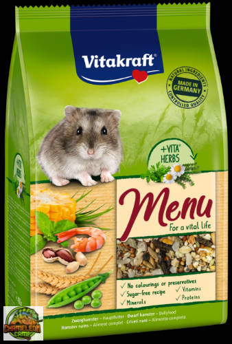  Vitakraft Menu - törpehörcsög - teljes értékű eledel (400g)