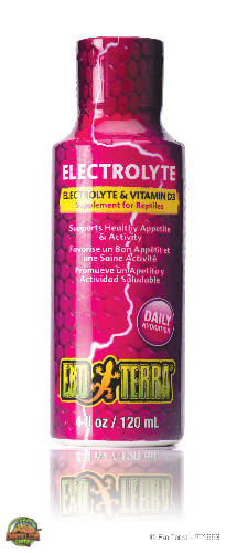 Exo-Terra Electrolyte Supplement - ásványianyagok, D - vitaminnal (120ml)