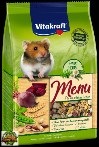 Vitakraft Menu - Aranyhörcsög - teljes értékű eledel (400g)