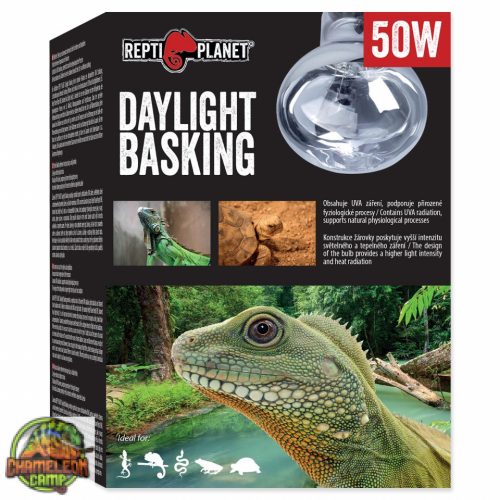 Repti Planet - Daylight basking - természetes nappali fényt sugárzó melegítő izzó - (50W)