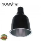 Nomoy Pet deep dome - fém, mély lámpabúra - fényes fekete búra, fekete foglalattal - 300W - 14*20 cm - NJ28A