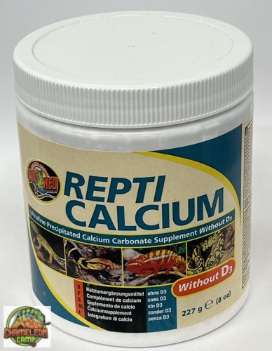 ZooMed Repti Calcium -  Kálcium D3 vitamin nélkül 227g