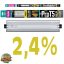 Arcadia Pro T5 UVB kit - UVB fénycső szett - 2.4% Arboreal - Alkonyatkor aktív, fán élő fajokhoz - 8W - 31 cm