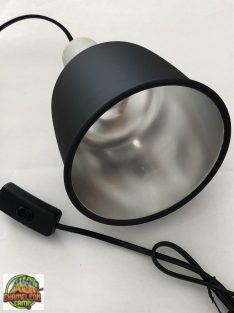   Nomoy Pet Fém lámpabúra| 300W - 20 cm magas kivitel - matt fekete NJ-01