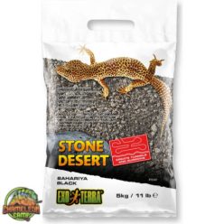   Exo-Terra Bahariya Black Stone Desert - homok (fekete,sivatagi homok) terráriumi állatok részére (5kg) - tájépítő talaj