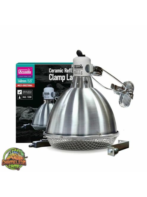 Arcadia Reflector Clamp Lamp lámpabúra szett - 14 cm - inox