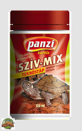 Panzi Szív-Mix, liofilizált marhaszív teknősök részére - 135 ml 