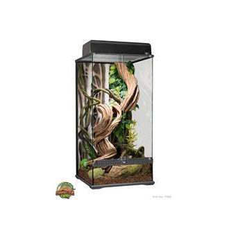   Exo-Terra Small Natural Glass Terrarium - Dekoratív kivitelű üvegterrárium (45x45x90cm)