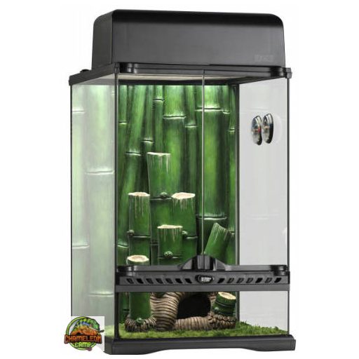 Exo-Terra Bamboo Forrest terrárium Small - Dekoratív kivitelű üvegterrárium (30x30x45cm)